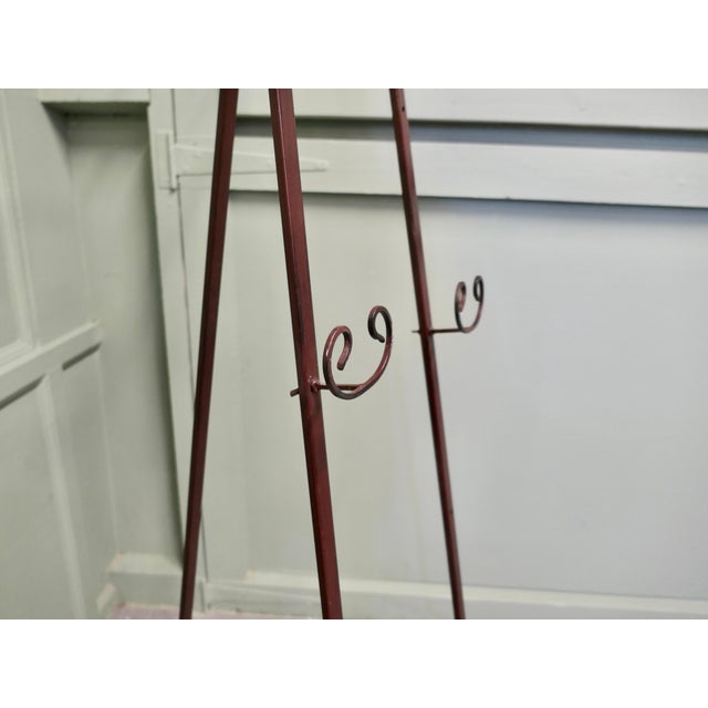 Metal Folding Wire Work Picture Easel Display, 1970 For Sale - Image 7 of 8