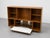 Brown Mid Century Modern Liquor Cabinet Bar | Walnut Bookcase Wall Unit, C. 1960's For Sale - Image 8 of 14