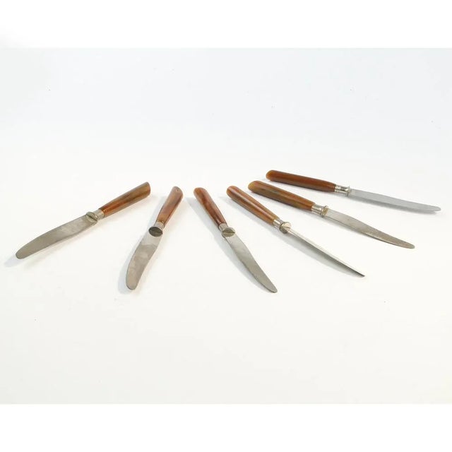Vintage German Bakelite Knives, 1950s, Set of 6 For Sale - Image 3 of 9