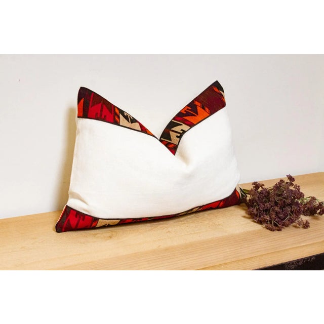 Tribal Tribal Antique Lakai Tribe Linen Pillow For Sale - Image 3 of 7