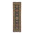Blue and Cream Kazak-Style Wool Runner Rug With Tribal Medallions, 2'8" X 9'7" For Sale