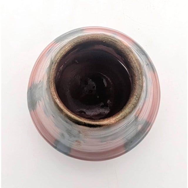 Vintage Studio Pottery Drip-Glaze Bud Vase For Sale - Image 9 of 11