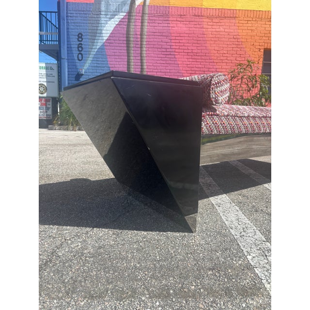 1990s Lee Weitzman Sculptural Postmodern Bench With Storage, Signed For Sale - Image 12 of 12