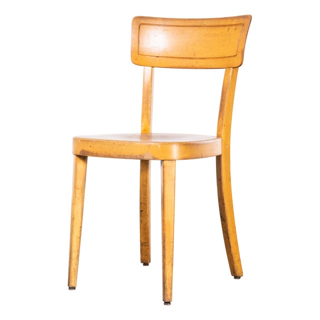 Beech Saddle Back Dining Chair from Horgen Glarus, 1960s For Sale
