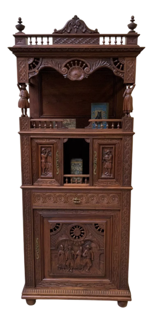 Antique Breton Cabinet, 1880