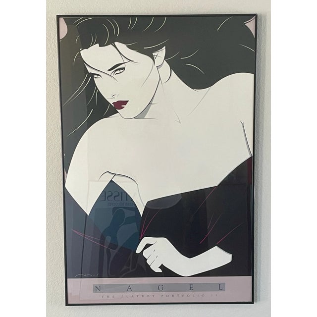 Patrick Nagel Framed Serigraph 24" X 36" Playboy Portfolio II For Sale In Denver - Image 6 of 6