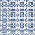 Sample - Schumacher Wilson Embroidery Fabric in Indigo For Sale