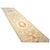 Textile Persian Sultanabad Wool 3x12 Khaki, Slate, & Rust Handmade Runner Rug #1142113 For Sale - Image 7 of 13