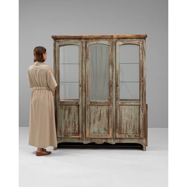 1930s French Store Vitrine For Sale In Greensboro - Image 6 of 12