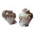 Antique European Porcelain Playful Cat Basketweave Vases - A Pair For Sale