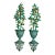 Lemon Topiary Tree Bas Relief Wall Hanging Art Decor Homco -a Pair For Sale