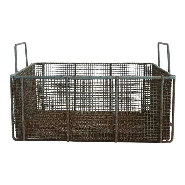 Iron Wire Wicker Basket For Sale