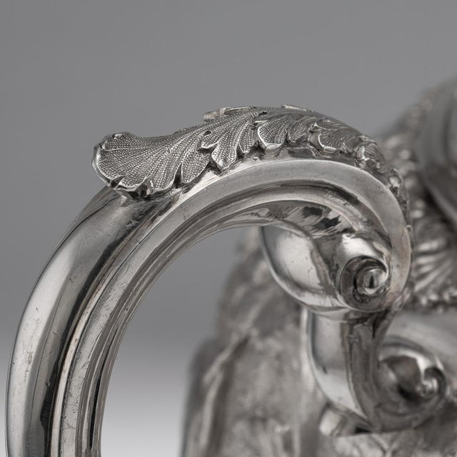 Antique William IV Silver Hot Water Kettle or Samovar, London, 1837 For Sale - Image 14 of 18