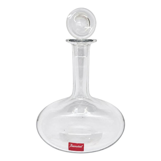 Crystal Wine Decanter from Baccarat For Sale