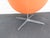 Mid Century Modern Swivel Rocking Orange Egg Chair Fritz Hansen Style 6608 For Sale - Image 15 of 18