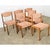 Late 20th Century French Vintage Midcentury Dining Chairs Set of 6 For Sale - Image 9 of 15