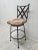1990s 1990s Ethan Allen Biscayne Swivel Counter Bar Stool For Sale - Image 5 of 12