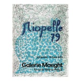 1979 Jean Paul Riopelle Galerie Maeght Exhibition Lithograph Poster For Sale