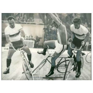 1960s Swedish Bicycle Racing Photograph For Sale