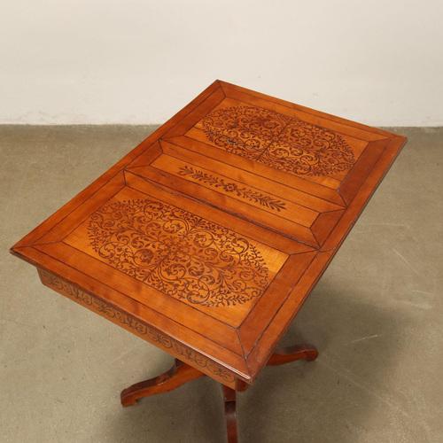Charles X Inlaid Coffee Table For Sale - Image 3 of 11