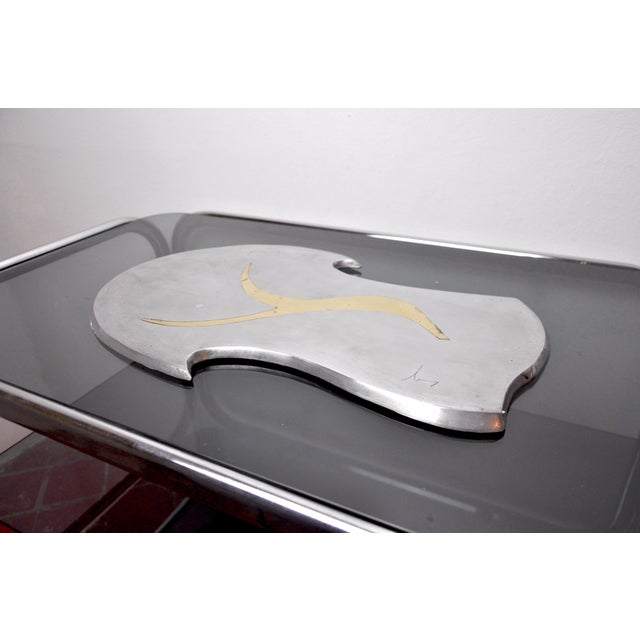 1970s Brutalist Tray attributed to David Marshall, Spain, 1970s For Sale - Image 5 of 9