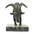 Antique Goat Sculpture in Bronze and Marble, 1920s For Sale - Image 9 of 18