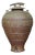 Urn Shaped Clay Jar With Lid, Stamped For Sale