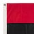 This decorative Pan African flag is made in USA from lightweight 100% cotton. Design is fully sewn and finished with dark...