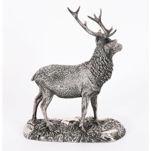 Tom Mackie, Stag Animalier, 1987, Sterling Silver For Sale - Image 13 of 16