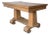 Antique Oak Arts and Crafts Library Desk Table For Sale