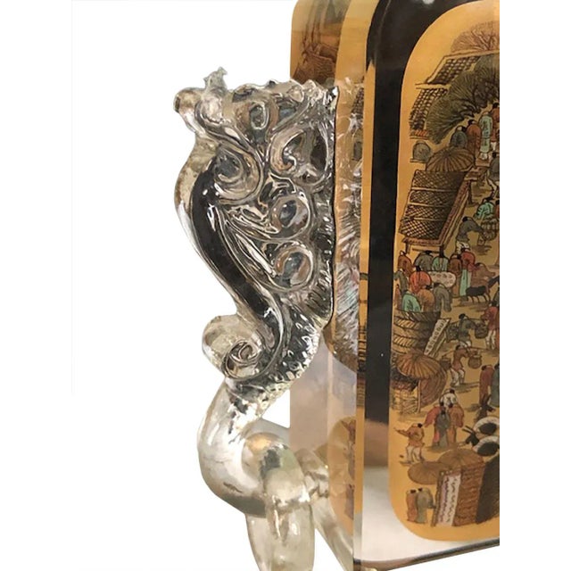 Glass Early 20th Century Chinese Interior Painted Snuff Bottle For Sale - Image 7 of 13