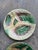 Set of four French begonia majolica leaf dishes. 8.5” dia 49-175