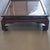 Chinese Vintage Low Chinese Ming Dynasty Kang Solid Wood Coffee Table With Clear Lacquer Recessed Top For Sale - Image 3 of 17