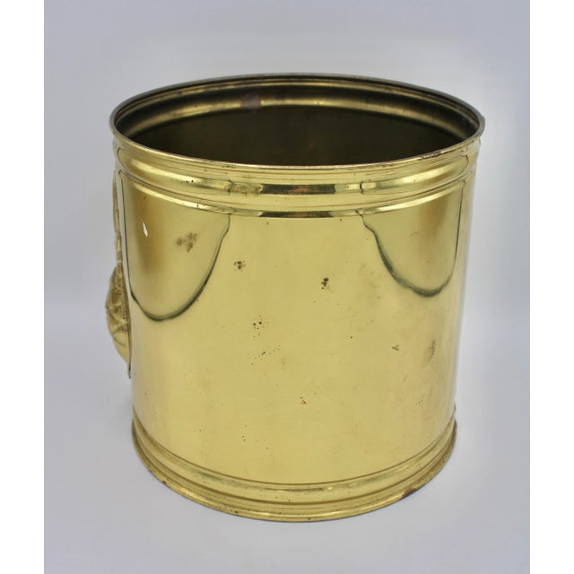 Mid Century English Brass Pineapple Planter For Sale - Image 4 of 12