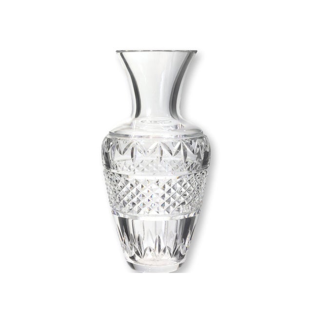 Traditional Waterford Crystal Ballina Vase For Sale - Image 3 of 3