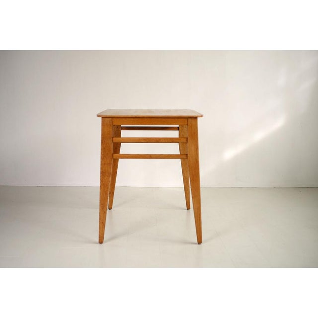 Mid-Century Modern Side Table by Marcel Gascoin, France, 1950s For Sale - Image 3 of 14