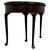 18th Century English Mahogany Demi-Lune Card Table For Sale - Image 4 of 11