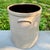 Late 19th century American salt glaze stoneware crock featuring a striking hand-painted cobalt “Bee Sting” or “Lazy 8”...