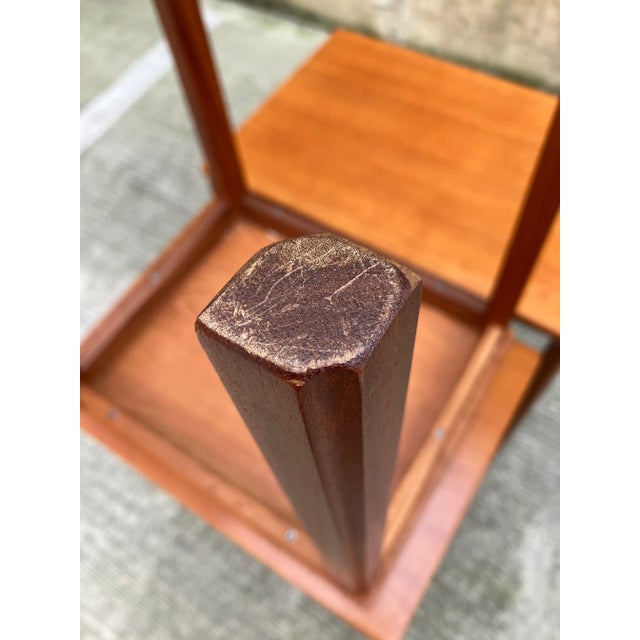 Wood Mid-Century British Nesting Tables in Teak from McIntosh, 1970s, Set of 3 For Sale - Image 7 of 11