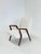 Mid-Century Modern Mid-Century Italian Lounge Armchair in Cherrywood and White Bouclé, 1950s For Sale - Image 3 of 14