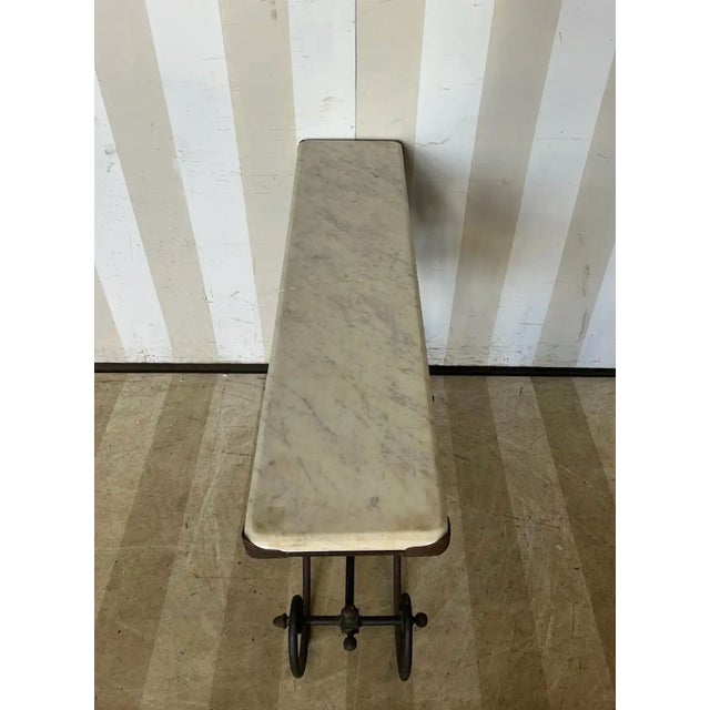 19th Century Narrow Marble Top "Bakers" Console For Sale - Image 4 of 8