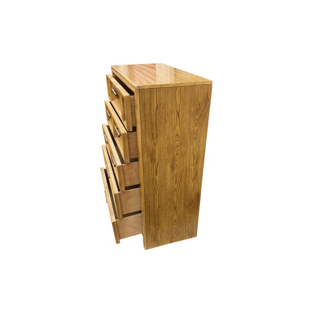 Lea Faux Bamboo Rattan Dresser High Chest Drawers Chairish