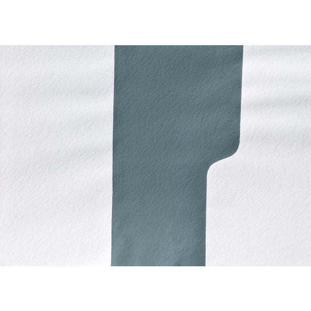 1960s Ernst Geitlinger, Grey Form, 1969, Pencil, Vellum & Watercolor For Sale - Image 5 of 11