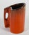 Romulo Remus Verzolini Questa Maiolica Red Vase Signed Mid Century Italy For Sale In Miami - Image 6 of 8