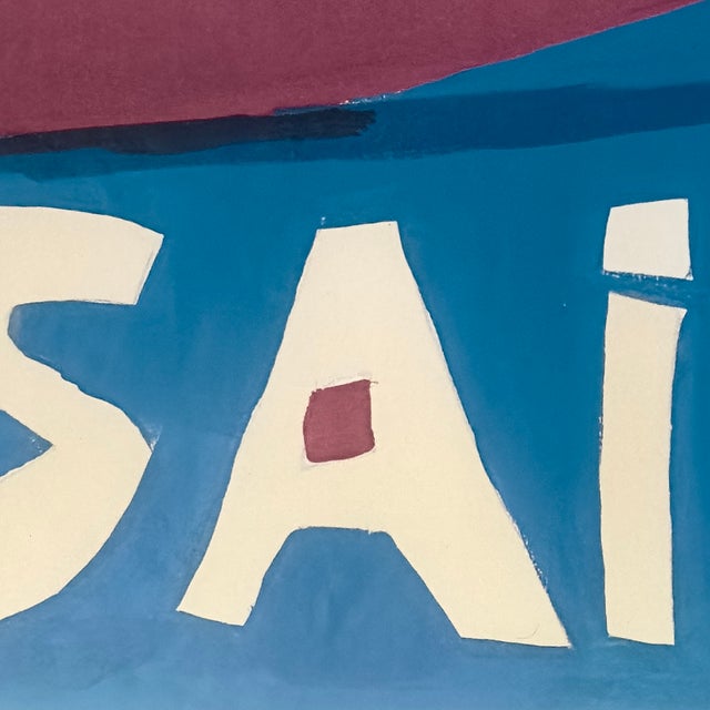 Wood Rare Limited Edition ‘Summer Sail’ S Teen Print by Michael Volbeacht, Signed, Numbered 171/1000 For Sale - Image 7 of 10