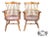 Ethan Allen Maple Windsor Chairs Vintage Captains Heirloom Dining Chairs Pair For Sale