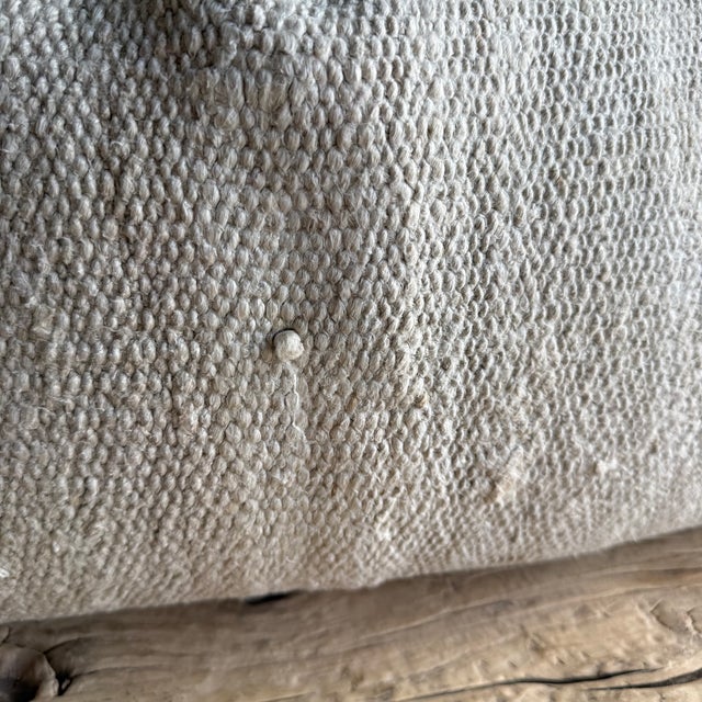 Not Yet Made - Made To Order Vintage Turkish Hemp Rug Pillow 18" X 28" With Down Insert For Sale - Image 5 of 8