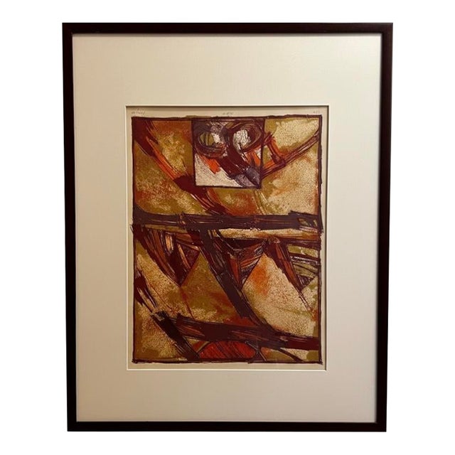 “Abc Delta” Original S/N Lithograph by John Franklin Koenig 1975 For Sale