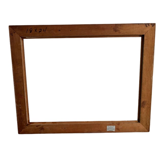 Vintage, Large Giltwood Art Nouveau Frame For Sale - Image 10 of 12