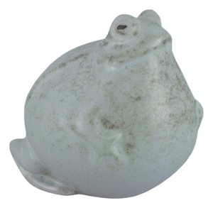 Frog Sculpture in Glazed Ceramic by Gösta Grähs, Sweden, 1980s